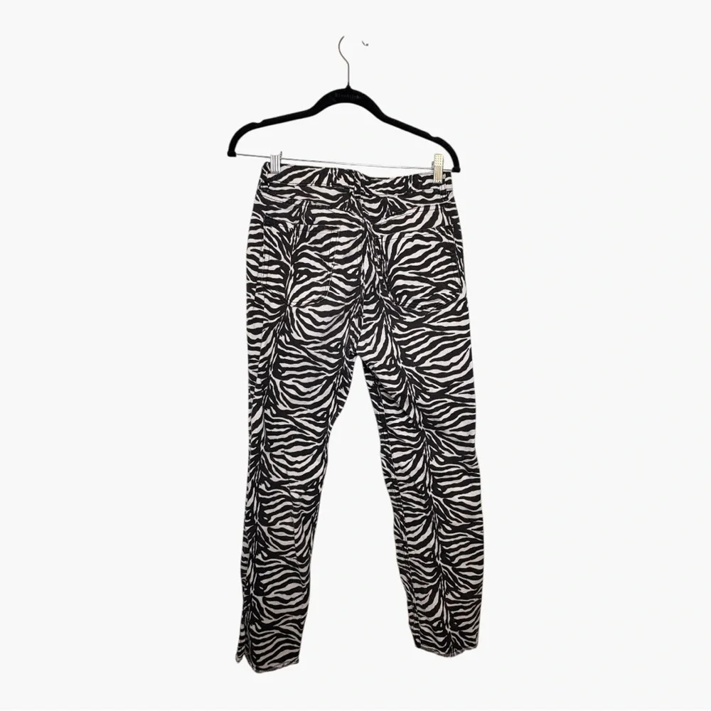 BDG Zebra Print Straight Leg Mid Rise Jeans Cool Girl Y2K Indie Size 27